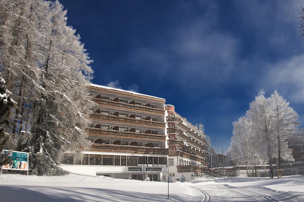 Grand Hotel Du Golf & Palace Кранс Монтана Екстериор снимка